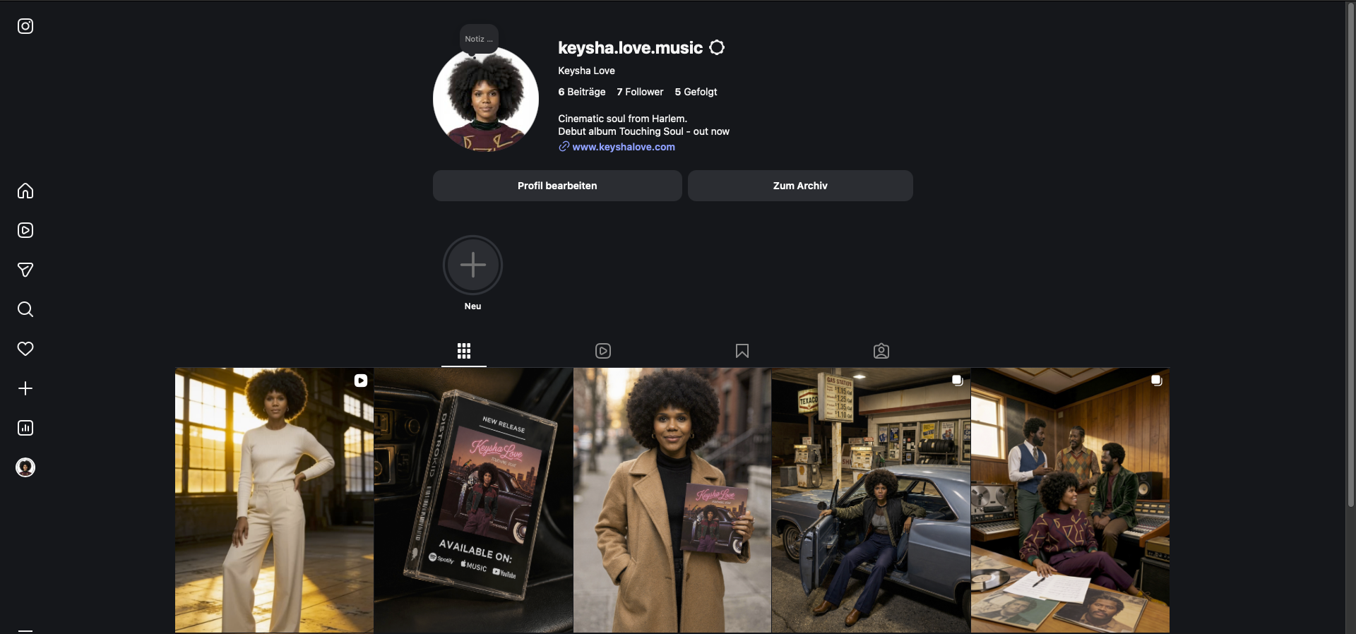 Keysha Love on Instagram